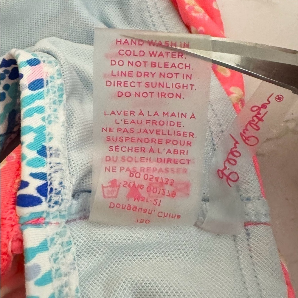 Lilly Pulitzer Lagoon Sarong Hipster Bikini Bottom Resort Sway With Me Hipster - Picture 8 of 8